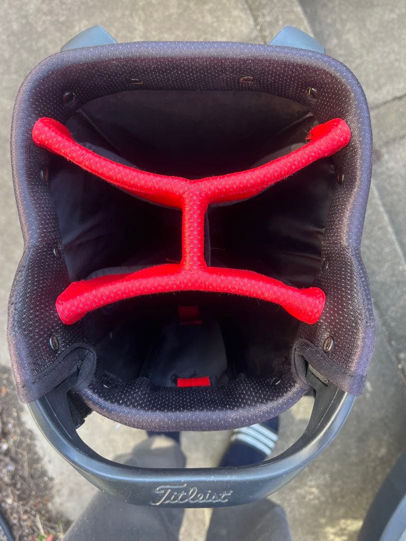 Titleist STADRY キャディバッグ ブラック/ピンク　フードなし