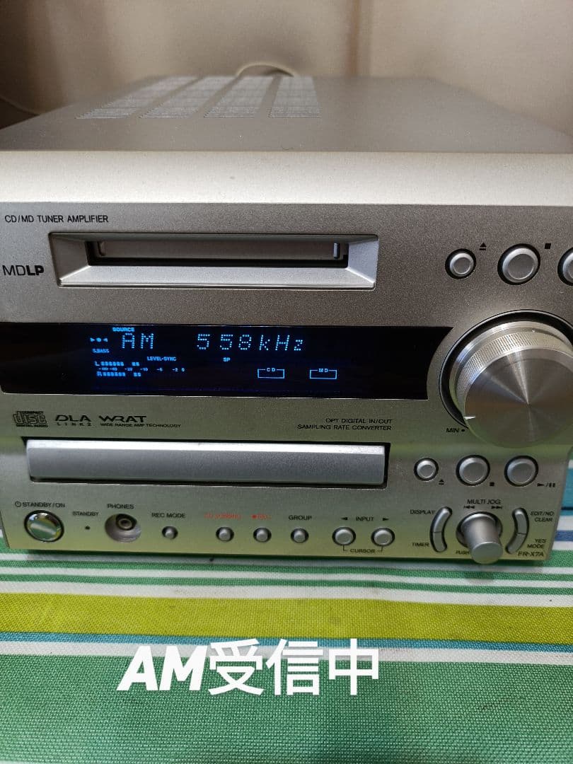 ONKYO FR-X7A CD,MD,FM/AM 整備済完動品 リモコン付