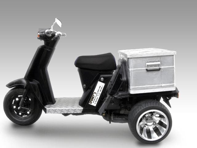 ホンダジャイロ ツートン アルミホイール扁平タイヤ＆スペーサー40ｍｍセット