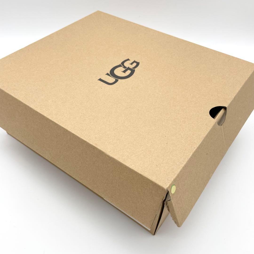 未使用・保管品★アグ　W クラシッククリアミニ　レインブーツ　黒　24cm