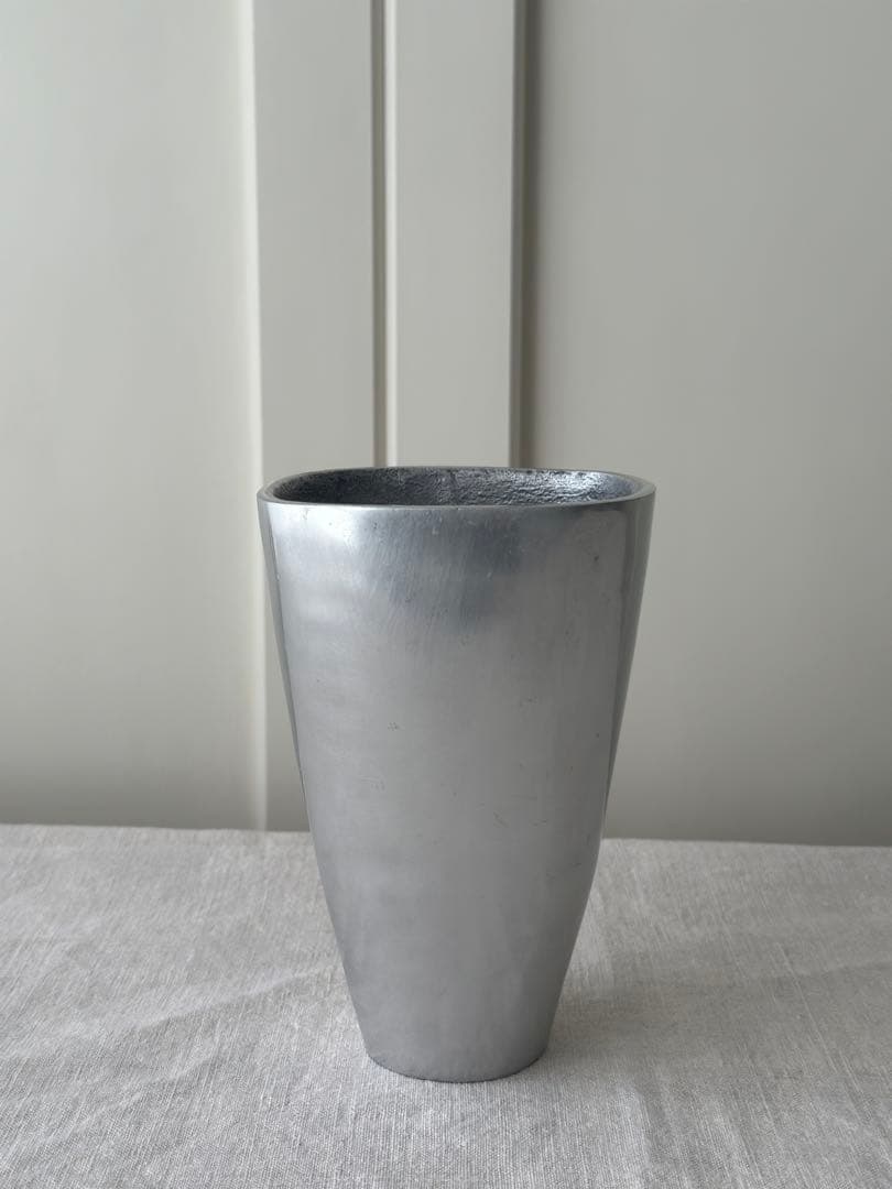 vintage l フラワーベース 錫 エタン ヴィンテージ S