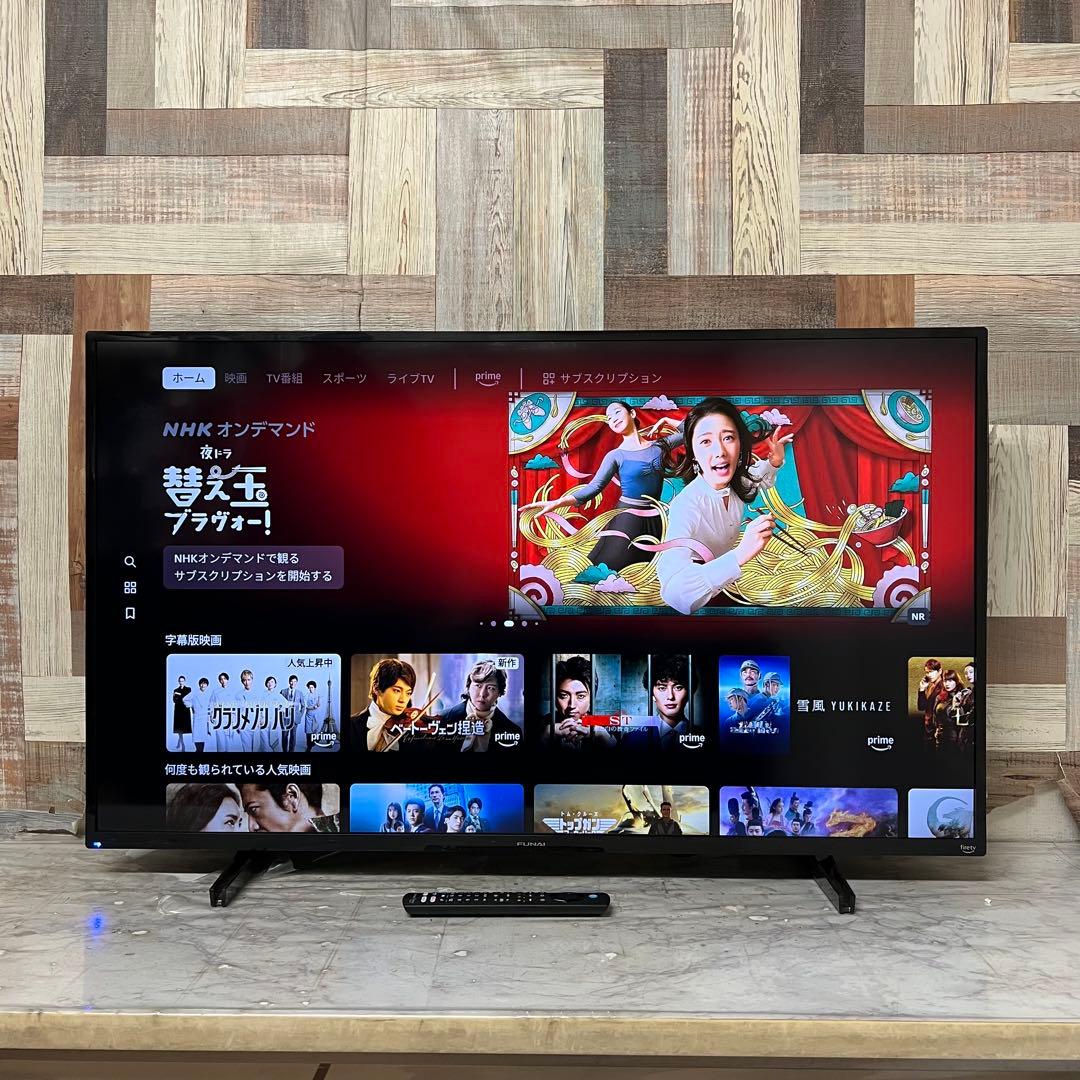 即日受渡❣️全国送料込フナイ43型Fire TV搭載4Kスマートテレビ