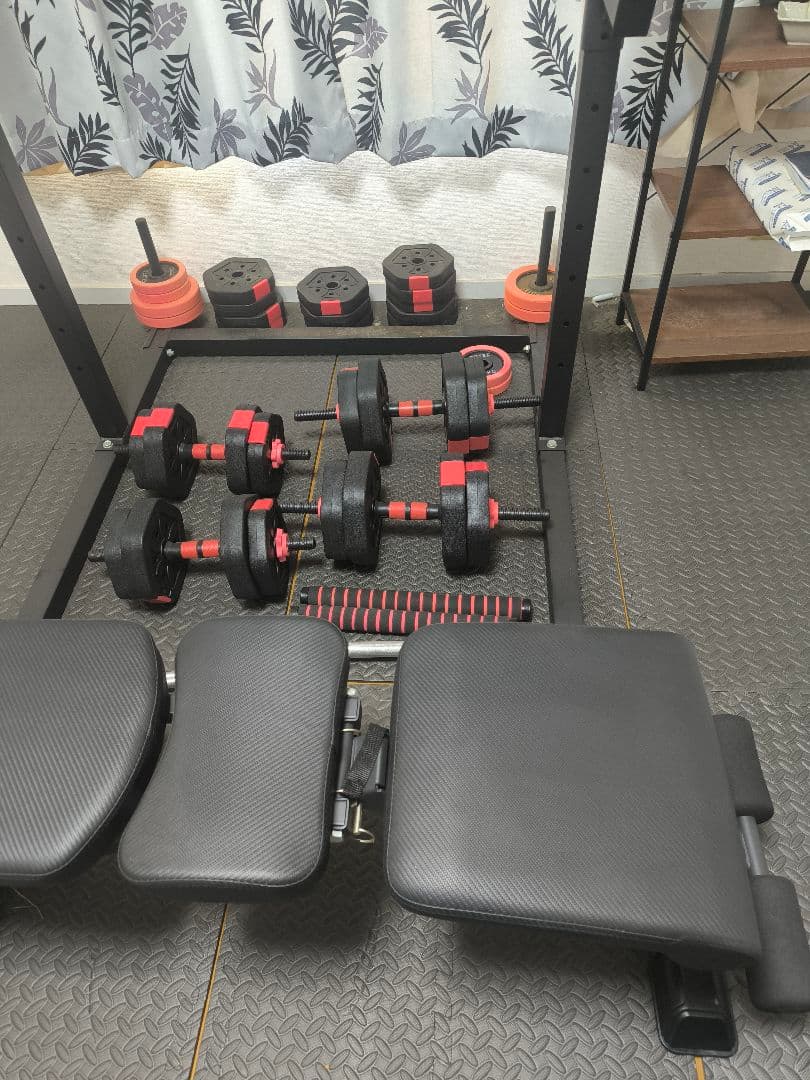 ベンチプレス　ダンベル　ほぼ未使用　引き取り限定　福岡県
