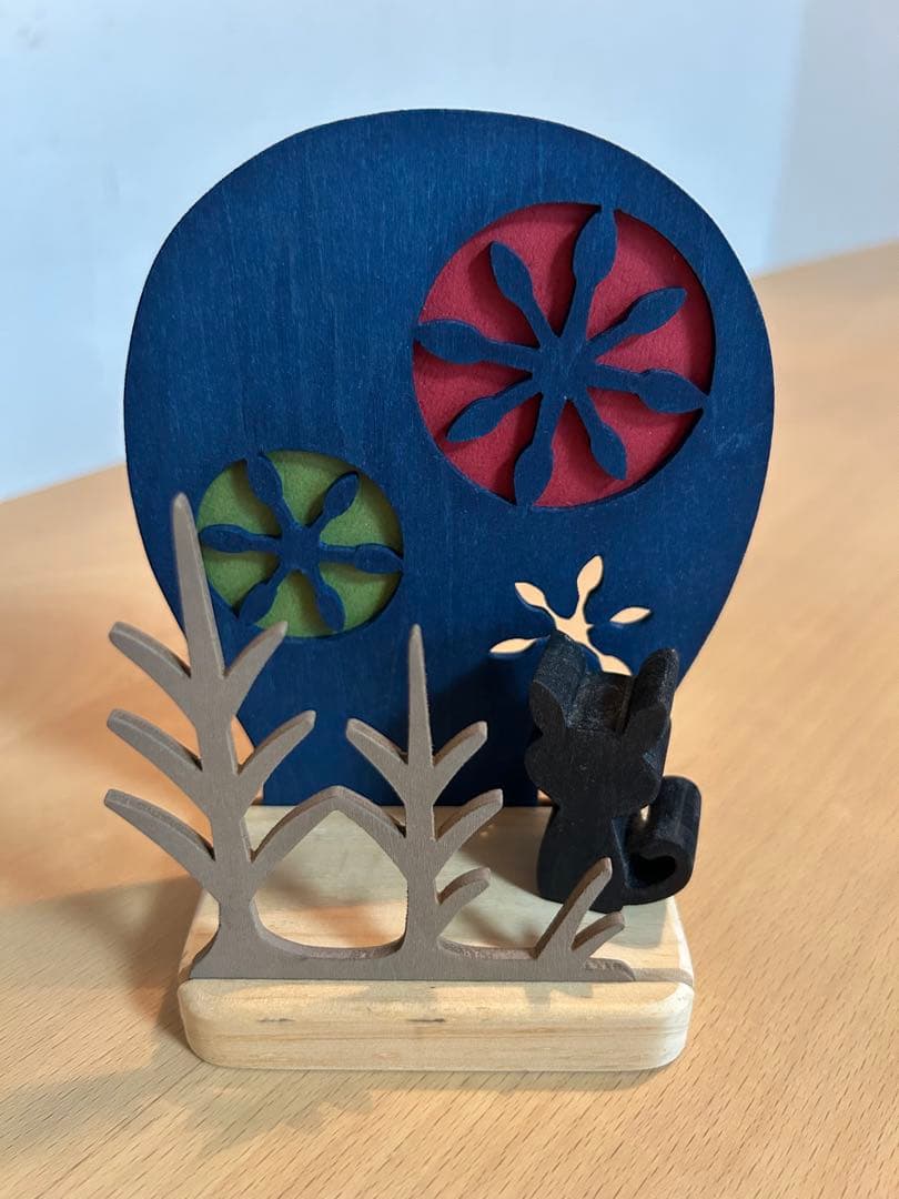 ブレーメンの音楽隊　季節木製置物セット　12ヶ月