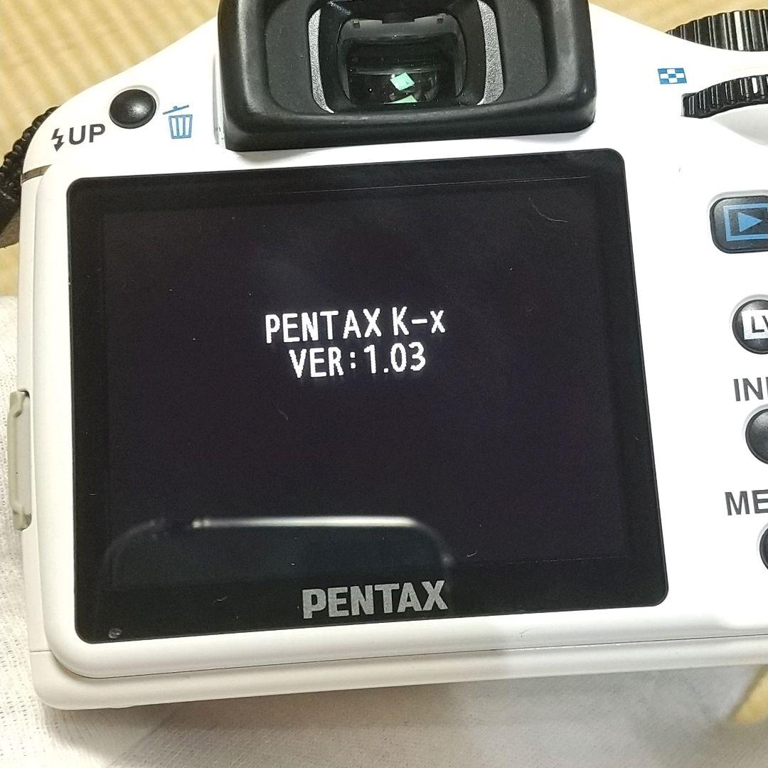 ペンタックス PENTAX K-x ホワイト デジタル一眼レフカメラ