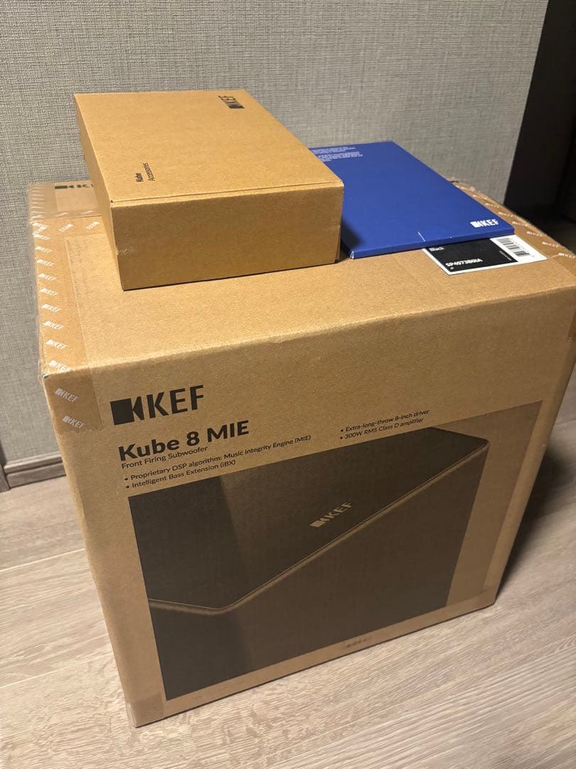 スピーカー・ウーファー kef kube8mie