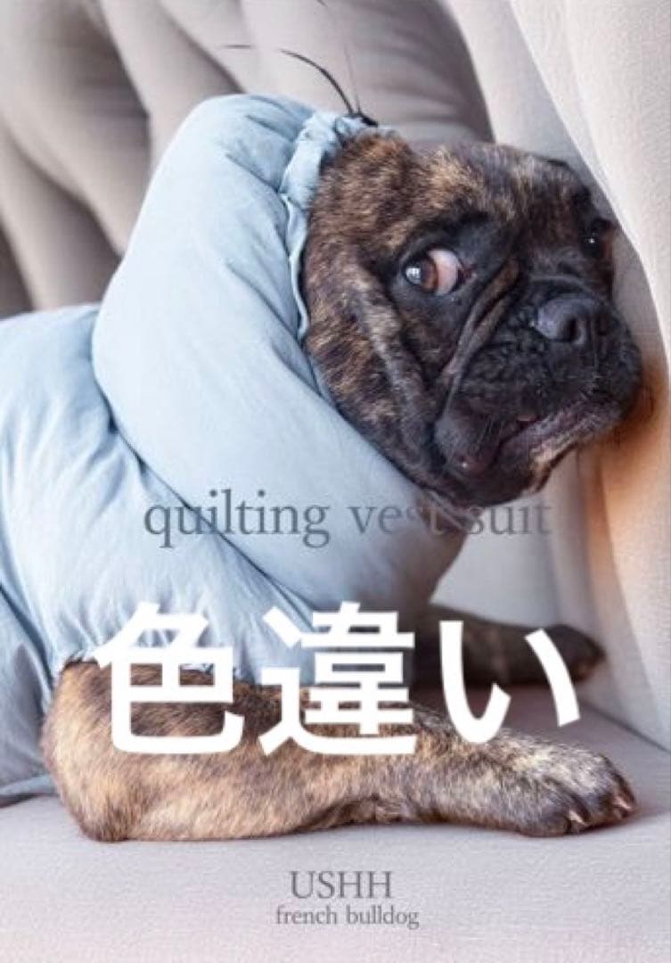 フレンチブルドッグ用 ブラックダウンジャケット USHH