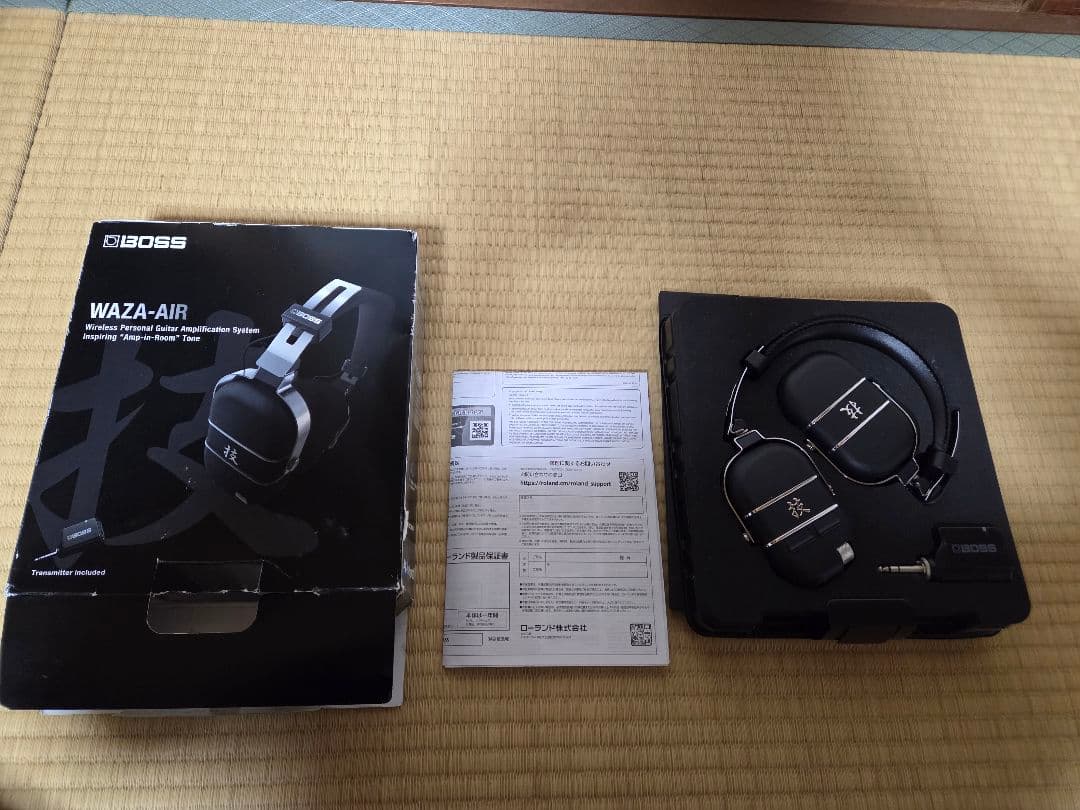 「美品」BOSS WAZA-AIR ワイヤレス ヘッドホンギターアンプ 技