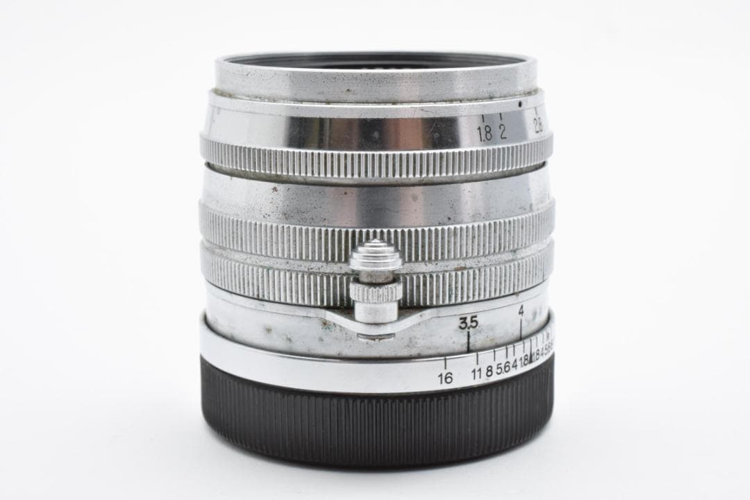 【純正メタルキャップ付属】 キャノン 50mm Ｆ1.8 ライカＬマウントレンズ