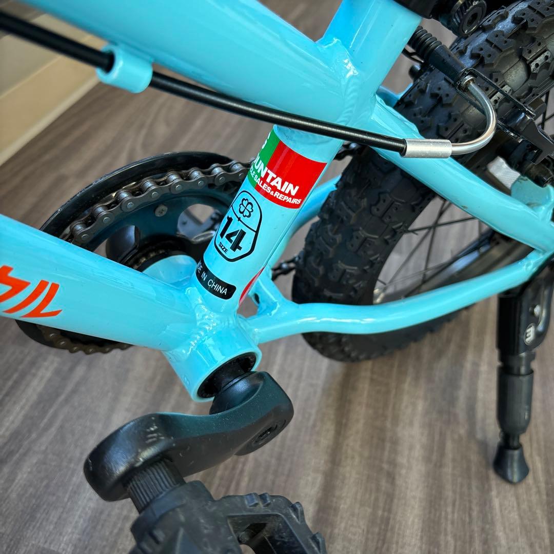 ヨツバサイクル　14インチ　ラムネブルー