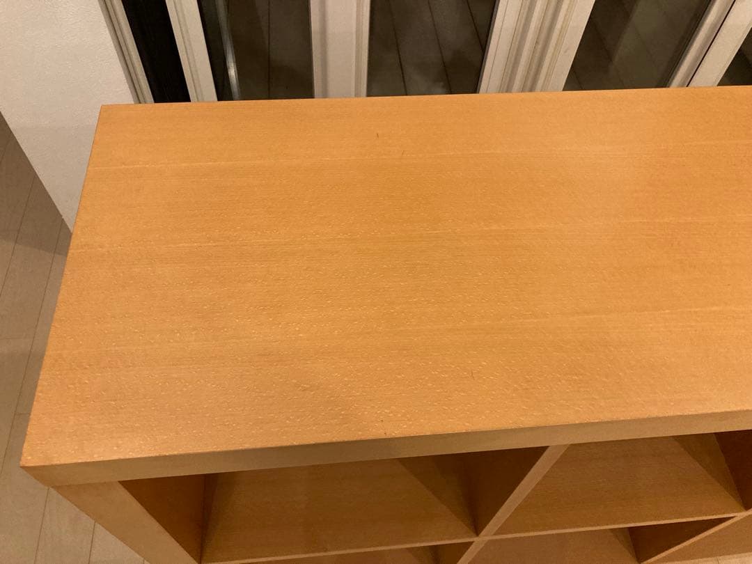 【美品】無印良品　スタッキングシェルフ　ビーチシェルフ　オープンシェルフ