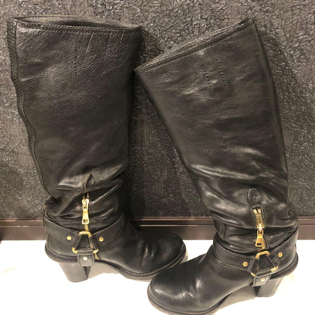 PRADA ブーツ レディース　エンジニア　37