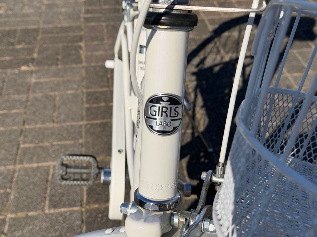 サイクルベースあさひ⭐︎ガールズラボ⭐︎ホワイト24インチ自転車