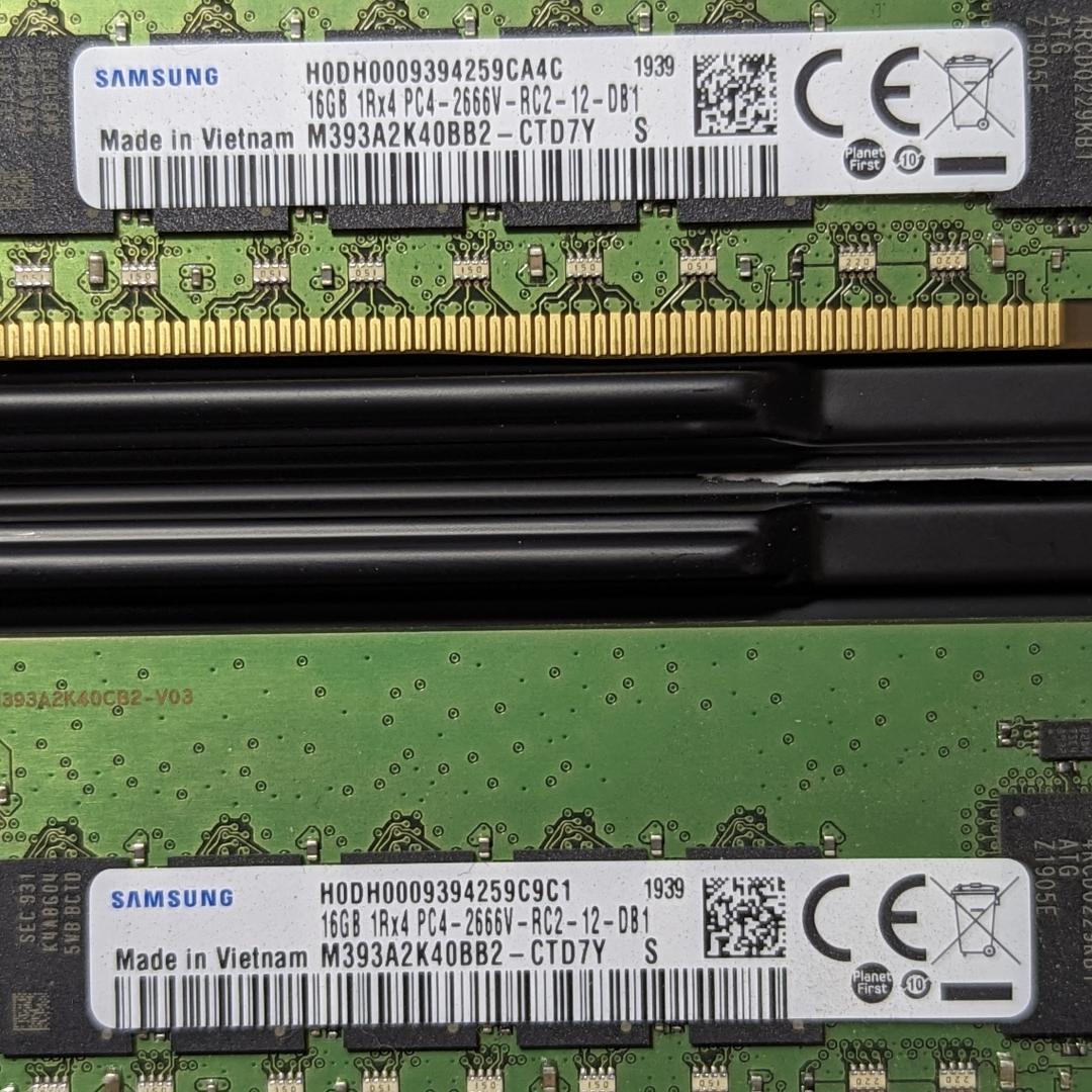 Lenovo 16GBx2 TruDDR4 2666MHz RDIMM [2枚]