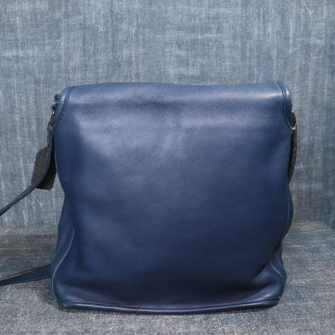 バッグ VINTAGE OLD COACH Blue shoulder BAG