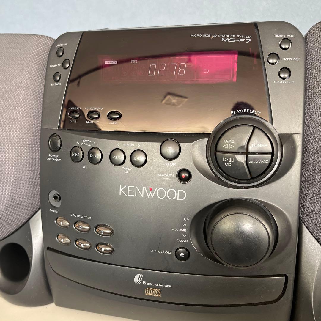 完動品KENWOOD ケンウッド コンポ MS-F7 セットSG-Ｆ7スピーカー