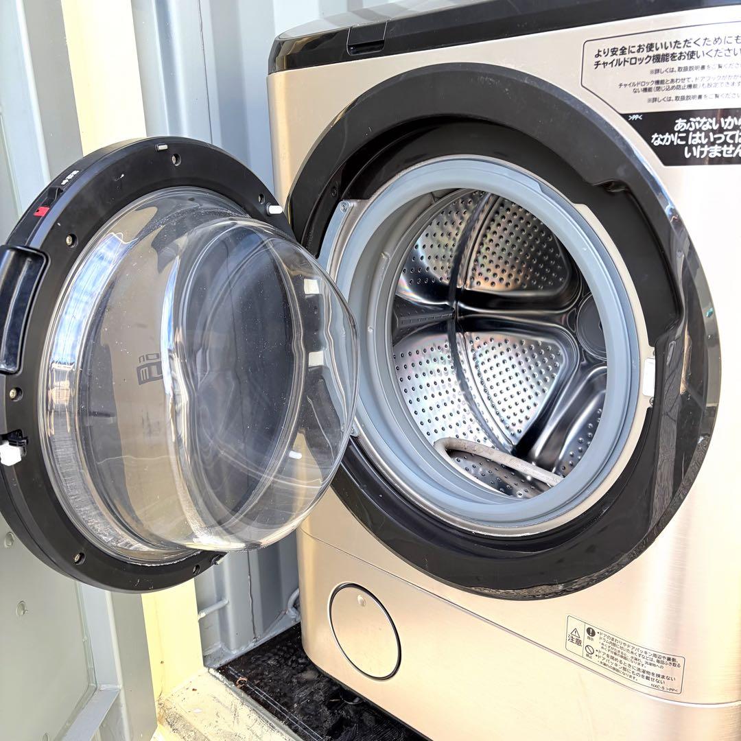 376取付無料！日立熱乾燥搭載！洗剤自動投入 高性能ゴールドドラム式洗濯機！