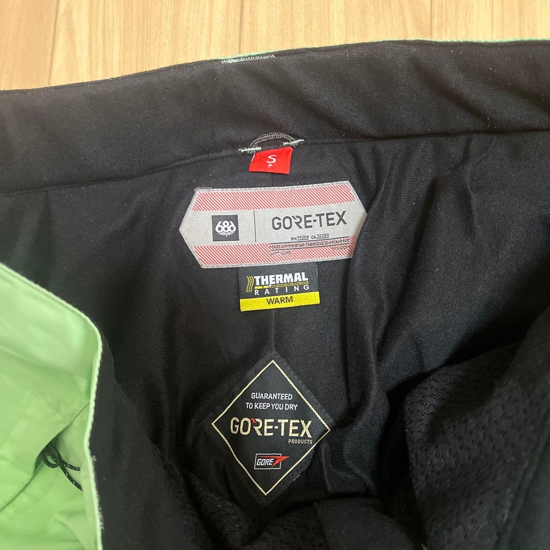 696 ak GORE-TEX スノーボードパンツ ミントグリーン