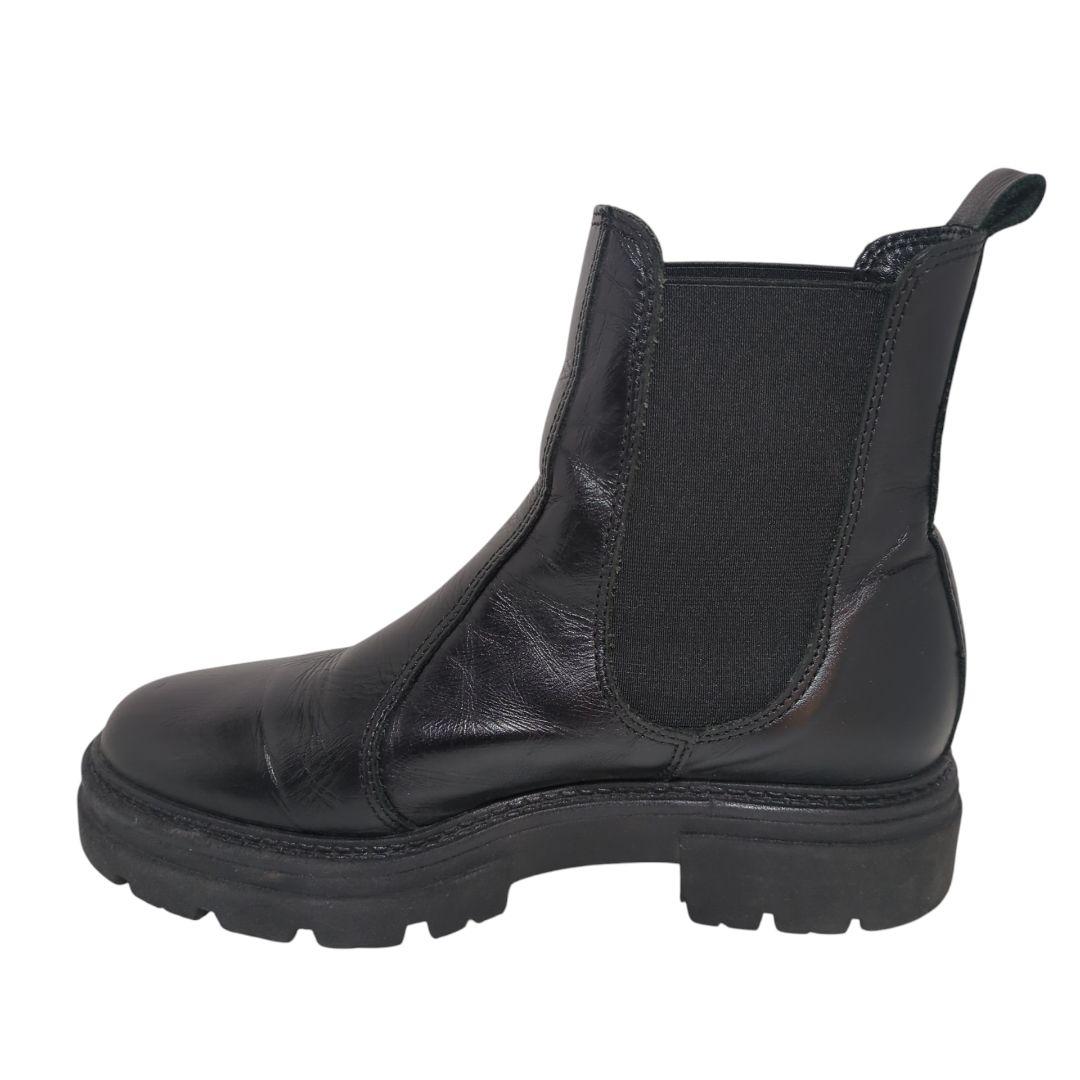 【良品】ENESS　エネス　サイドゴアブーツ　チェルシーブーツ　ブラック　35