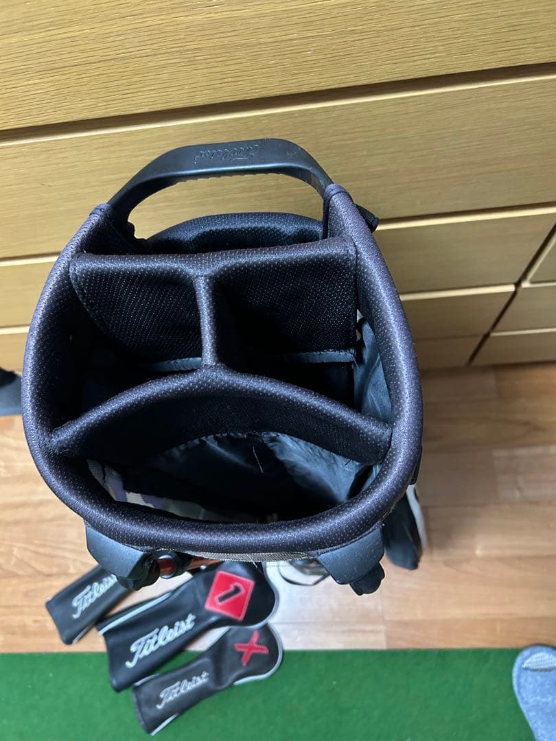 タイトリスト　迷彩　カモ CAMO キャディバッグ ヘッドカバー セット