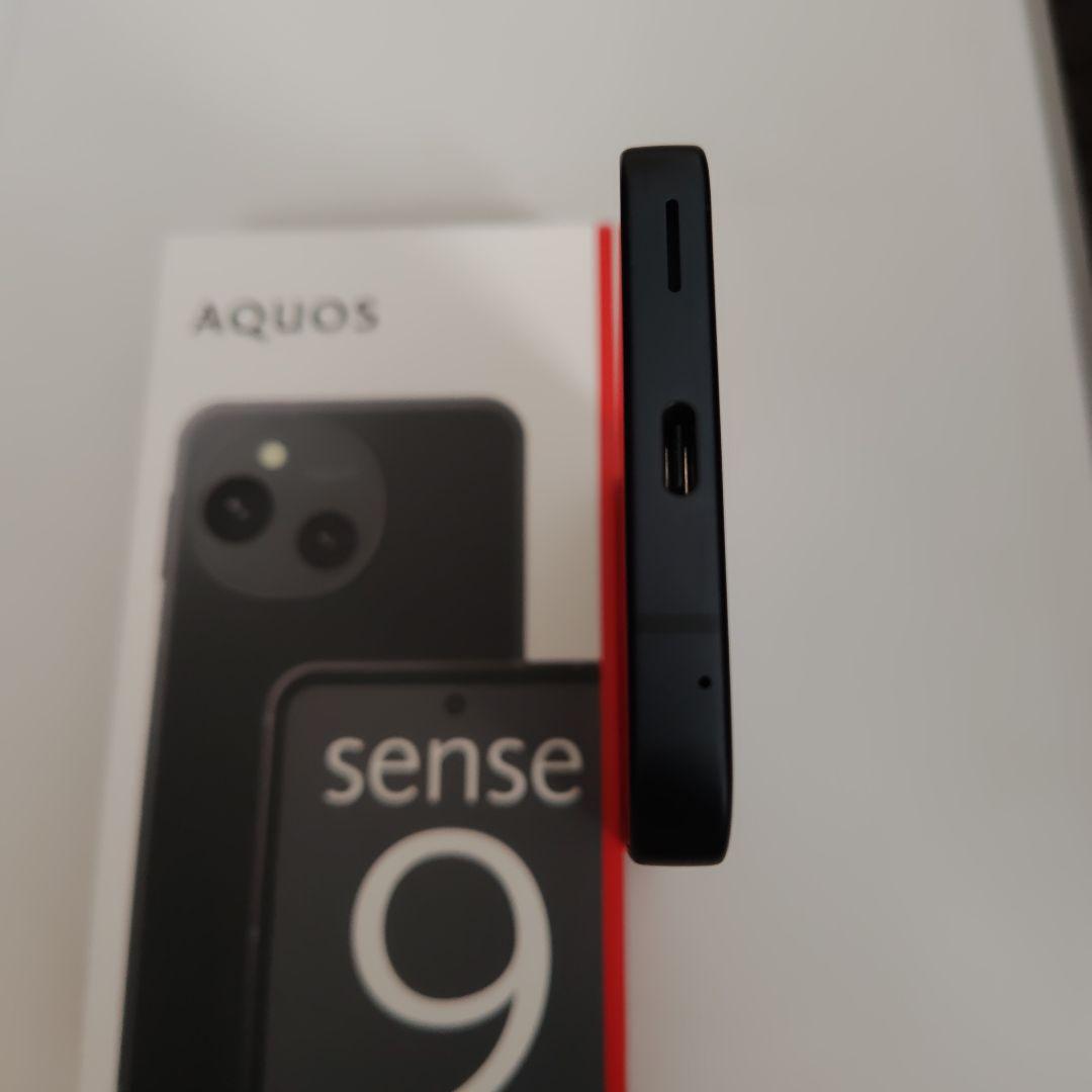 【SH-53E・美品】AQUOS sense9 ブラック 6GB/128GB
