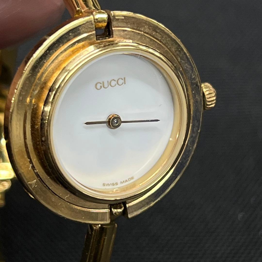M*6様 hk【used】GUCCI グッチ　時計　電池切れ　バングルウォッチ