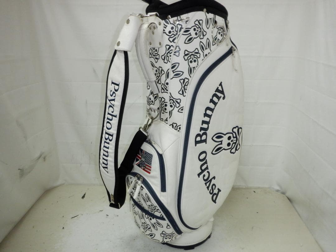 Psycho Bunny★サイコバニー★9.5型★カート(WH×BK 総柄)