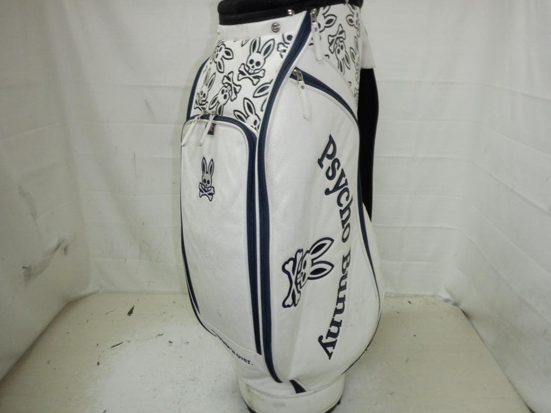 Psycho Bunny★サイコバニー★9.5型★カート(WH×BK 総柄)