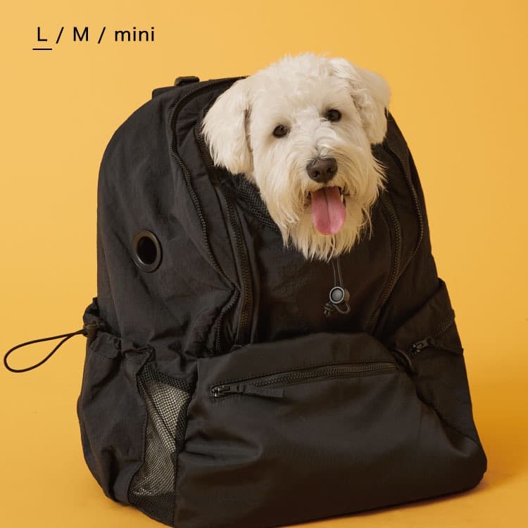 【新品】未使用 MATIE ペットリュック Lサイズ 犬用 ブラック