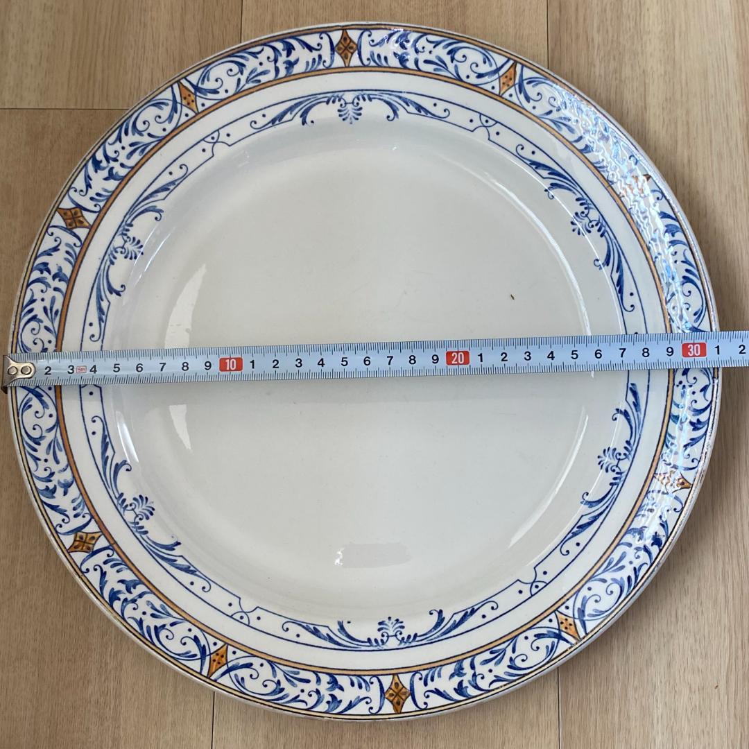 Creil et Montereau大きいお皿（３１cm) クレイユモントロー