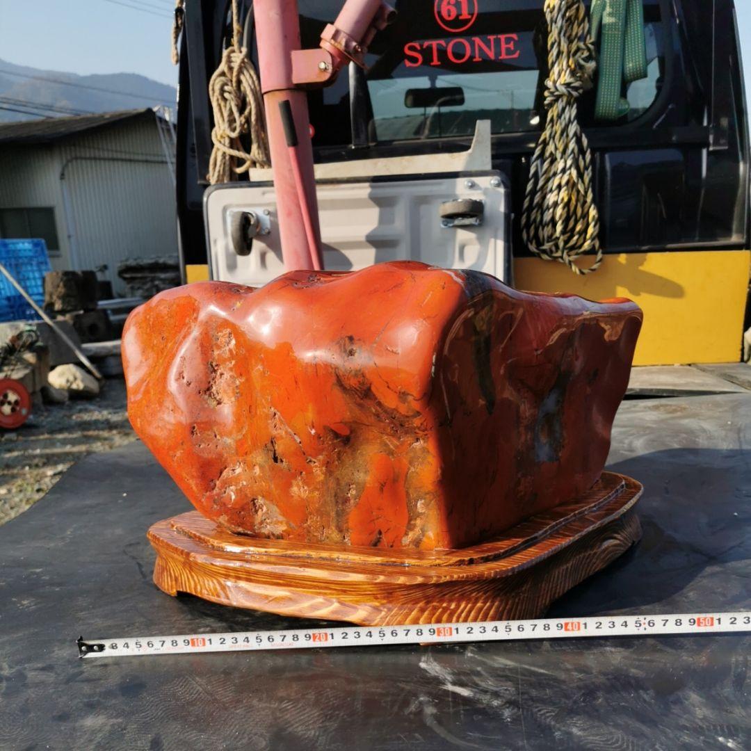 赤玉石65キロ　庭石　鑑賞石　石　原石　宝石　鉱物　オブジェ　インテリア