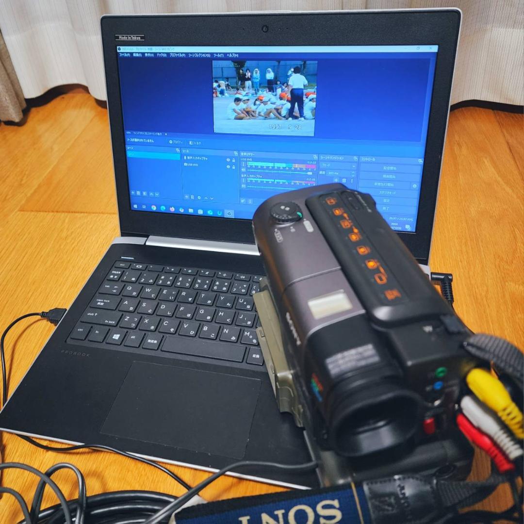 T*9様 【動作確認済】高画質 SONY Hi8 ビデオカメラ CCD-TR11