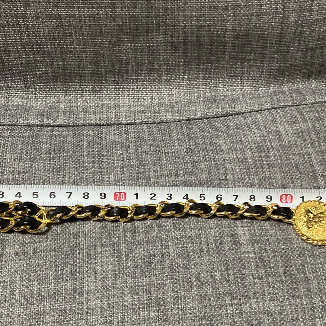 美品 J&R ジェイアンドアール チェーンベルト レザー ヴィンテージ