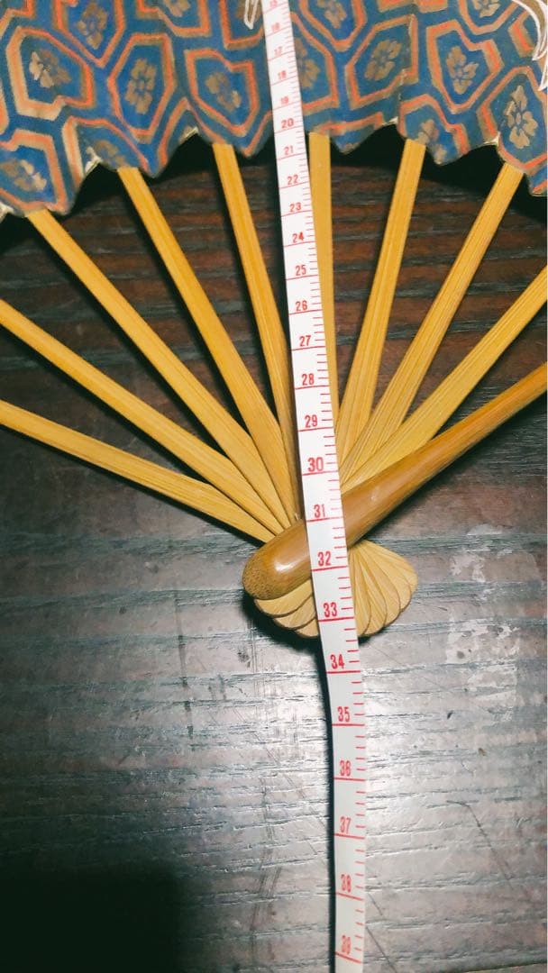 【希少】舞扇子 青金亀甲模様 鳳凰 仕舞 観世流