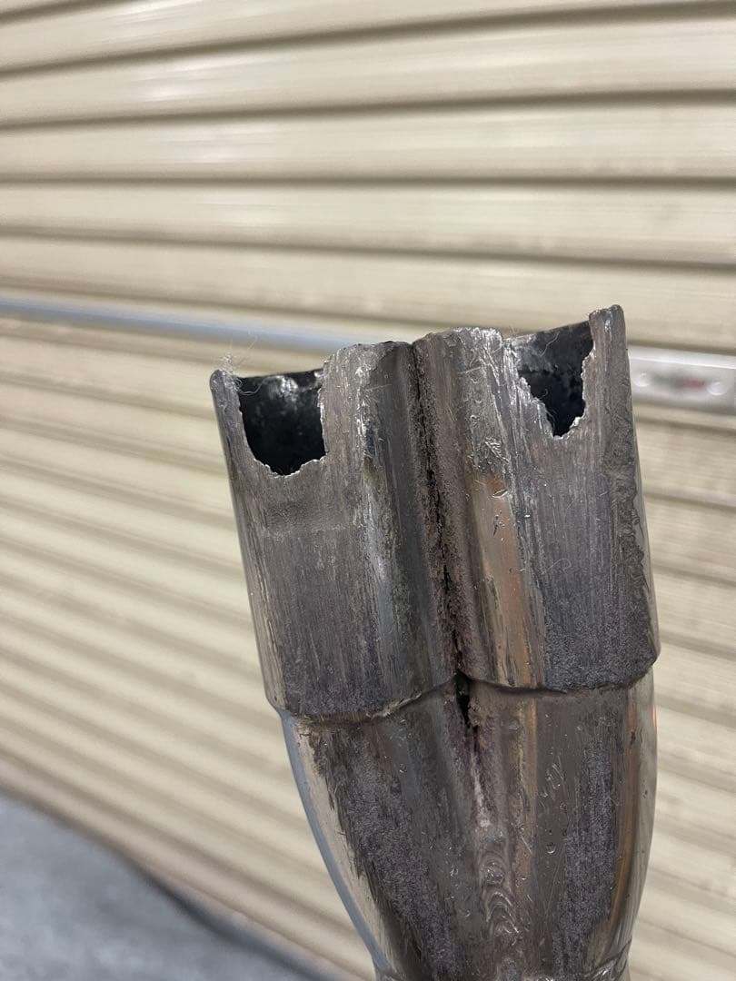 CBX400F RPMマフラー 　当時物　規制前？　へこみ有り