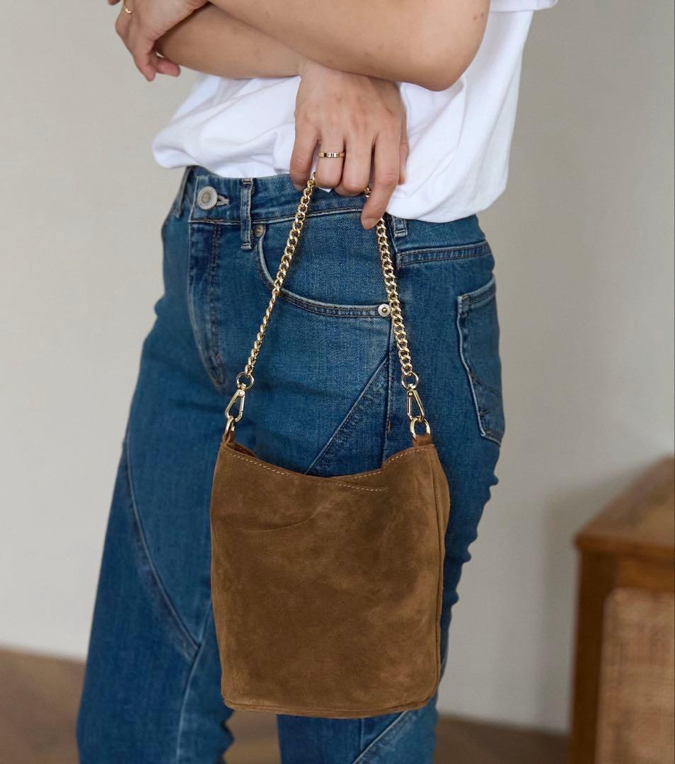 別注 2WAY チェーンショルダーバケツ型バッグ