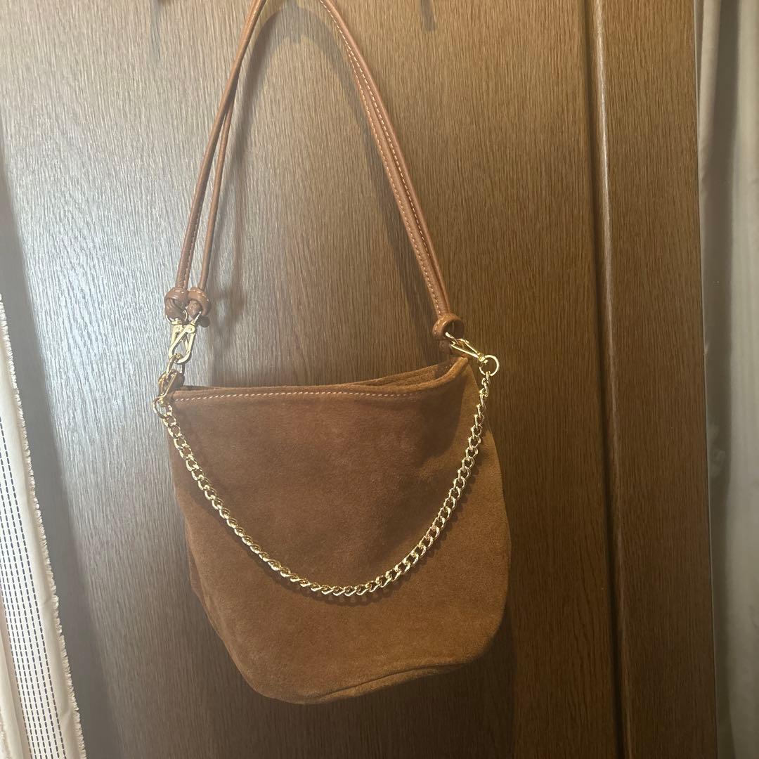 別注 2WAY チェーンショルダーバケツ型バッグ