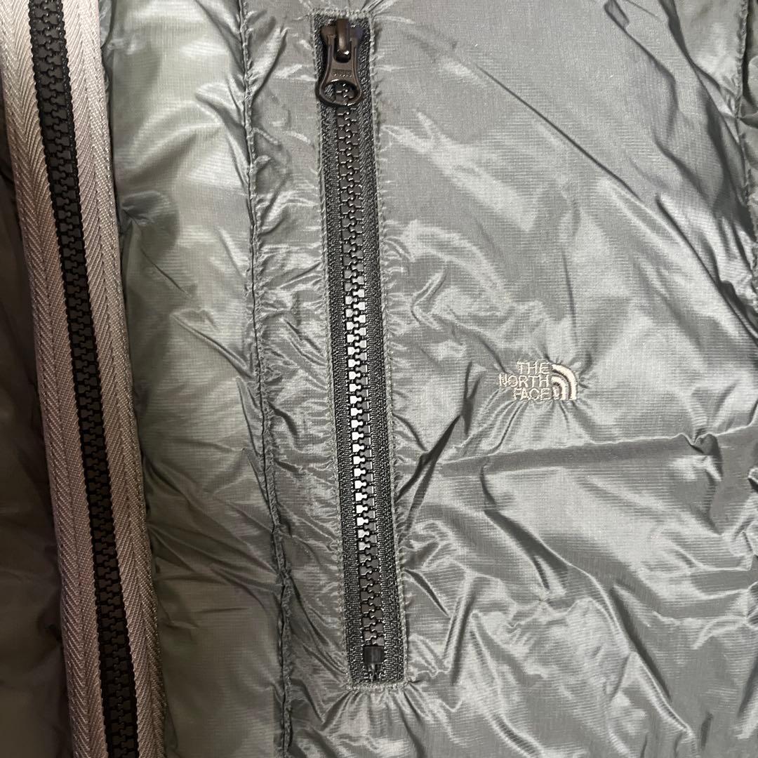 ノースフェイス パープルレーベル フィールドダウンカーディガン M グレー 美品