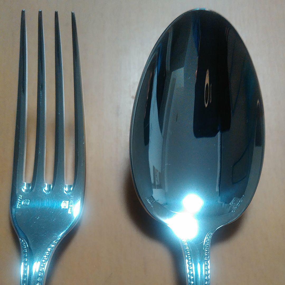 【おさら様限定】クリストフルシルバー（銀メッキ）カトラリー５本✕２セット【中古】