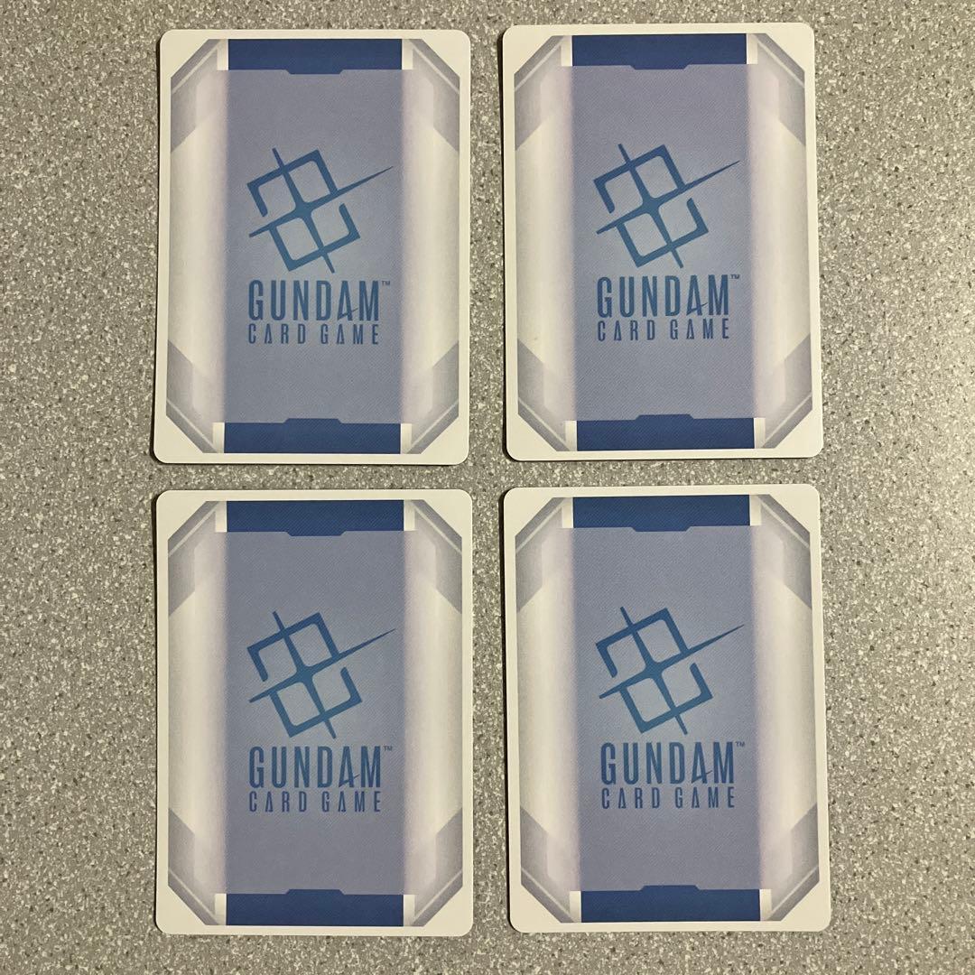 ☆ガンダムカードゲーム☆フリーダムガンダム☆パラレル☆4枚セット☆未使用☆