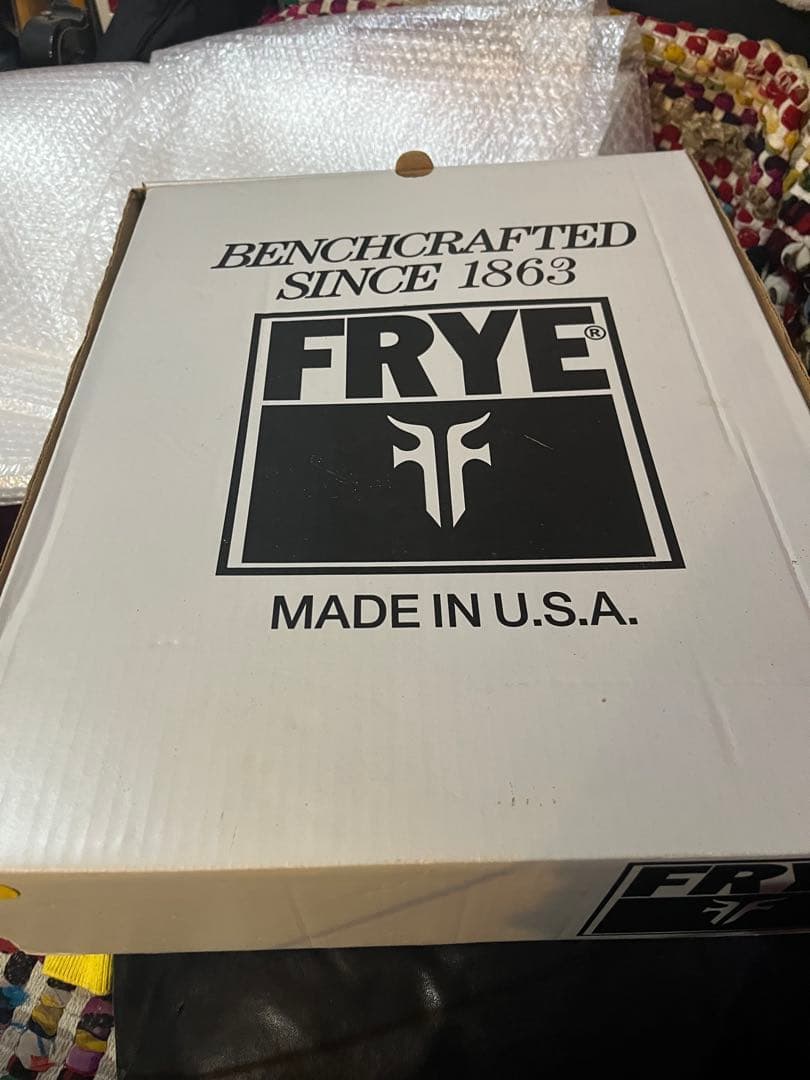 I*N様 フライ FRYE ハーネス リングブーツ 10D ビンテージ加工 米国