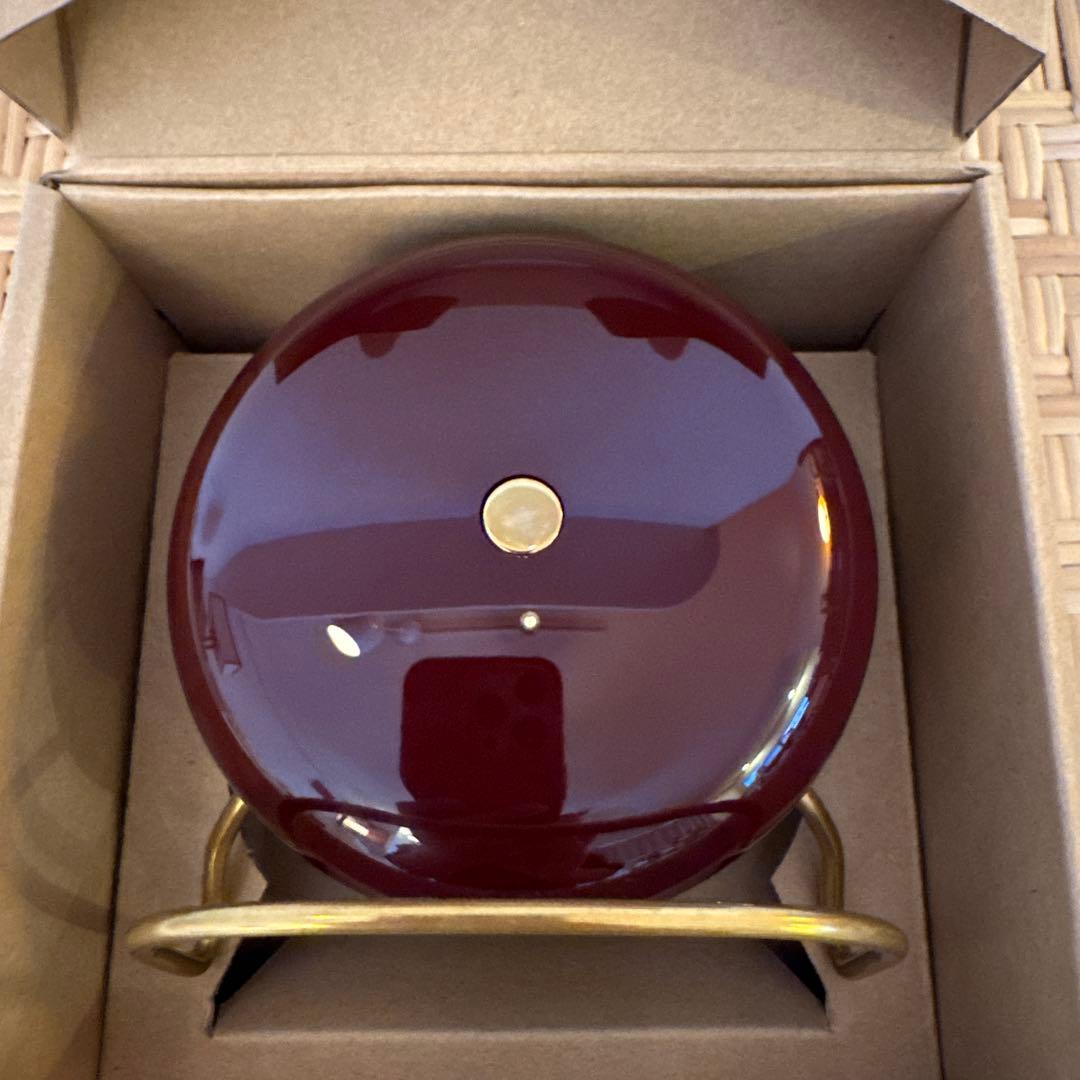 AJテーブルクロック バーガンディ