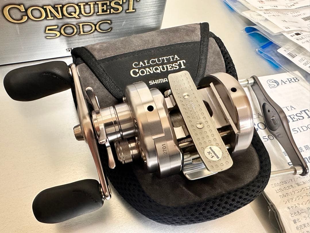 シマノ　11カルカッタコンクエスト50DC 美品　おまけ多数