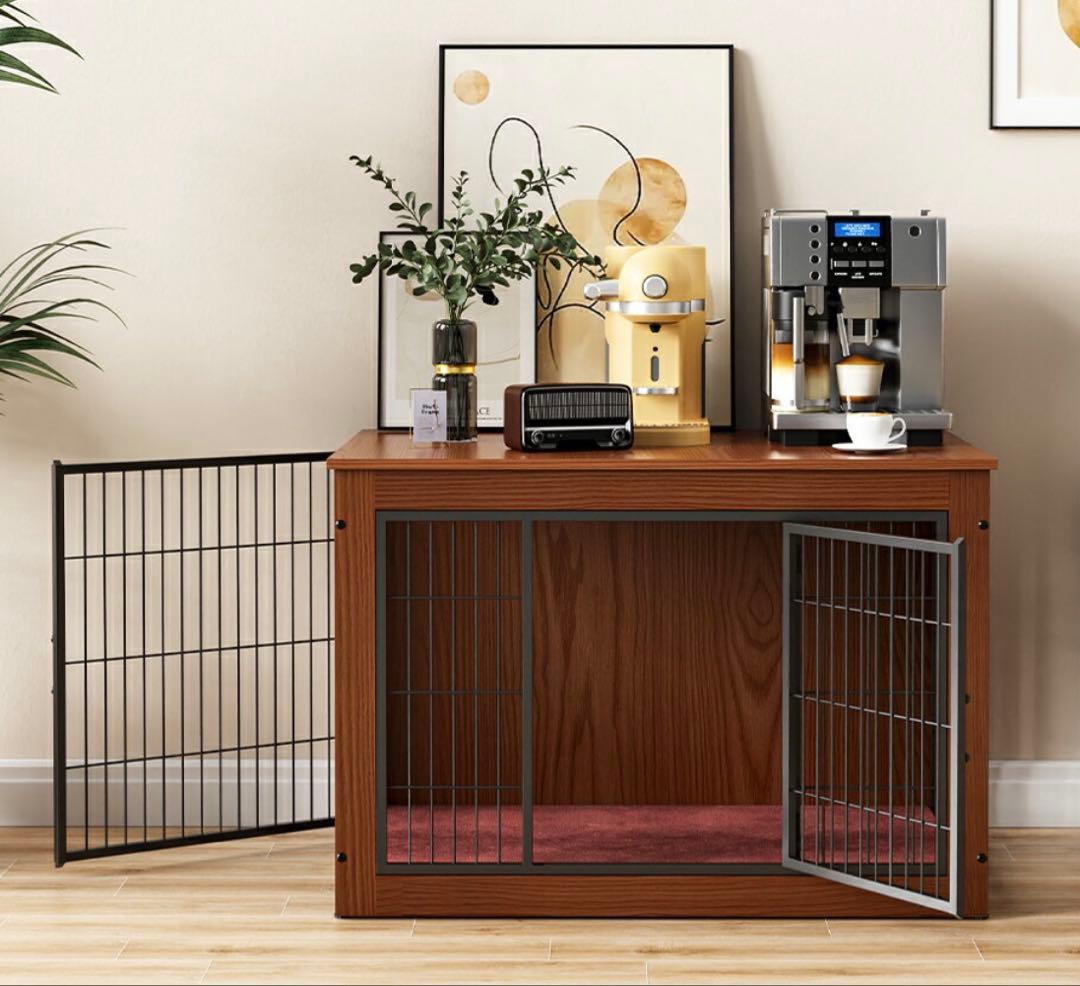 犬用ケージ ＊木製＊小型・中型犬用