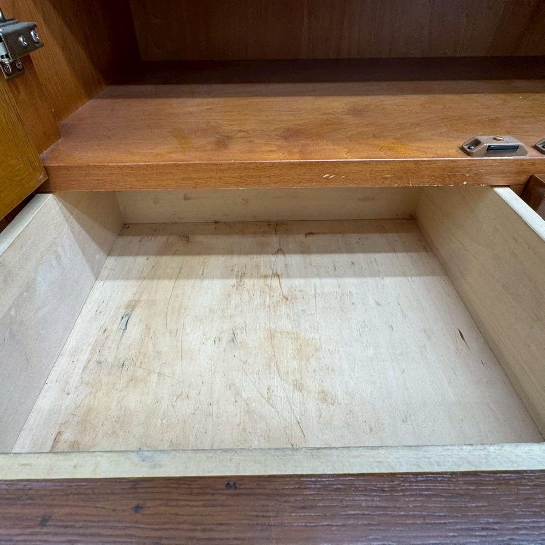 カリモク60 カップボード オーク 美品
