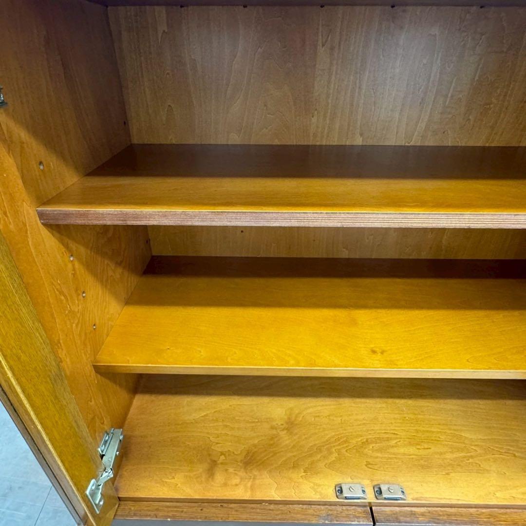 カリモク60 カップボード オーク 美品