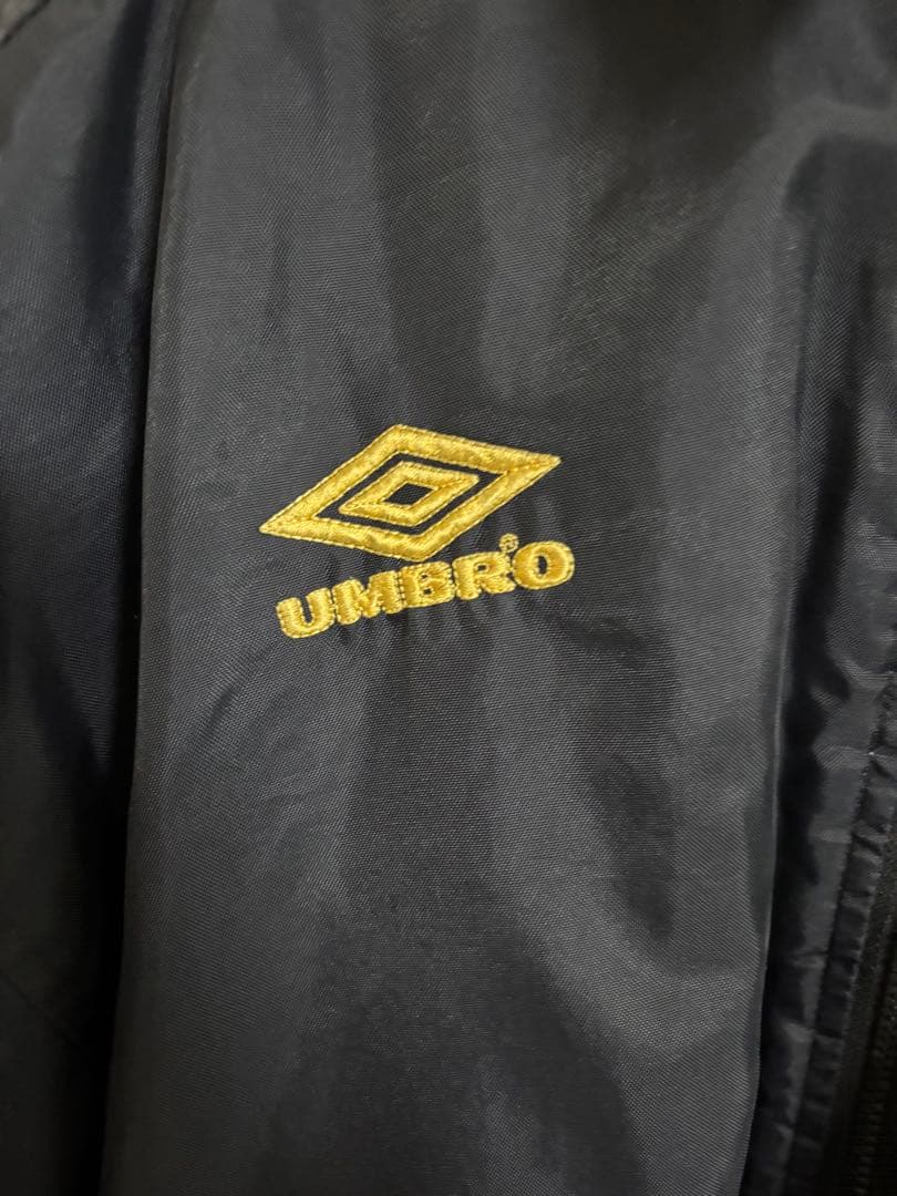 90s UMBRO ブラック ナイロンジャケット L