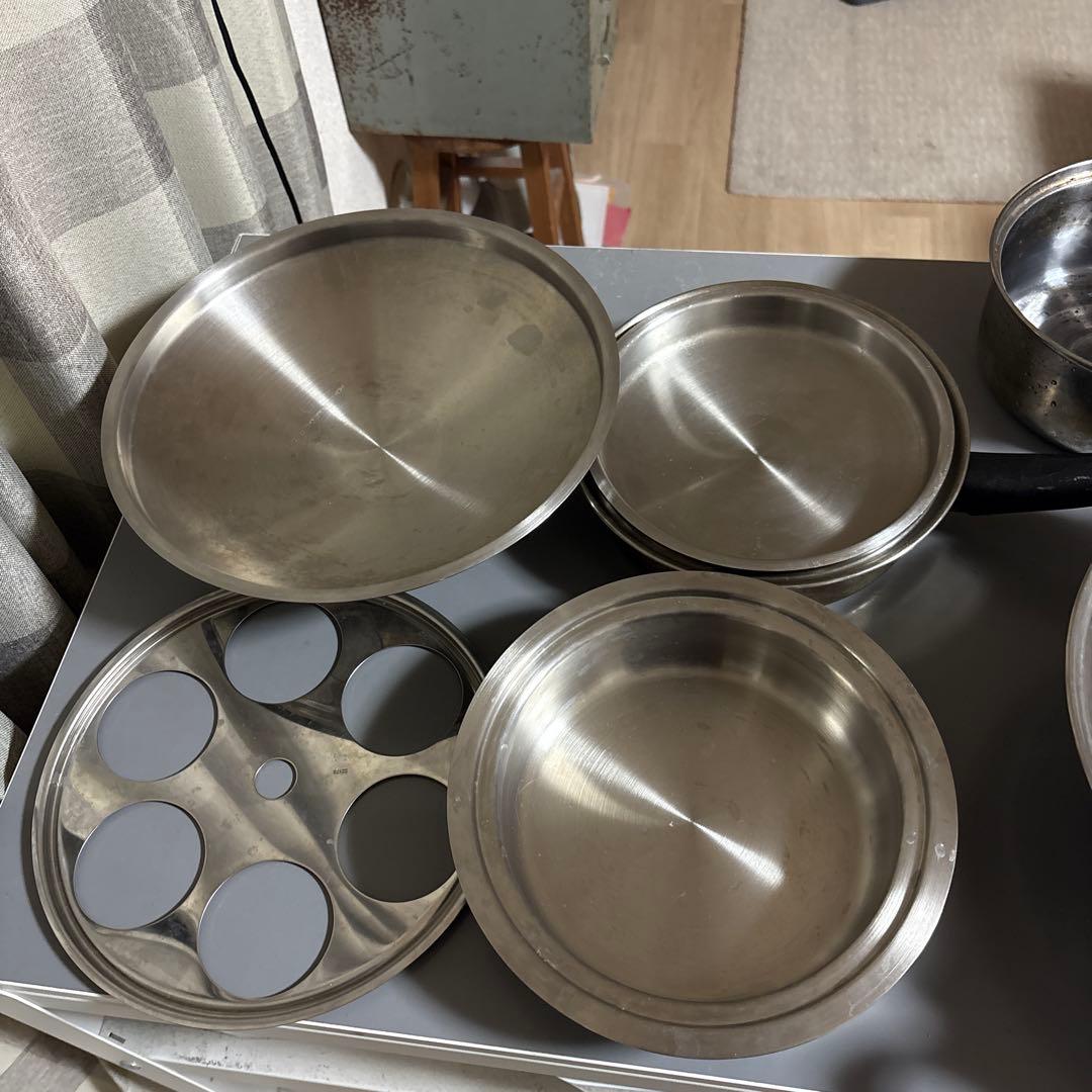 フライパン・鍋等全てガス火対応／IH対応 中古 即発送