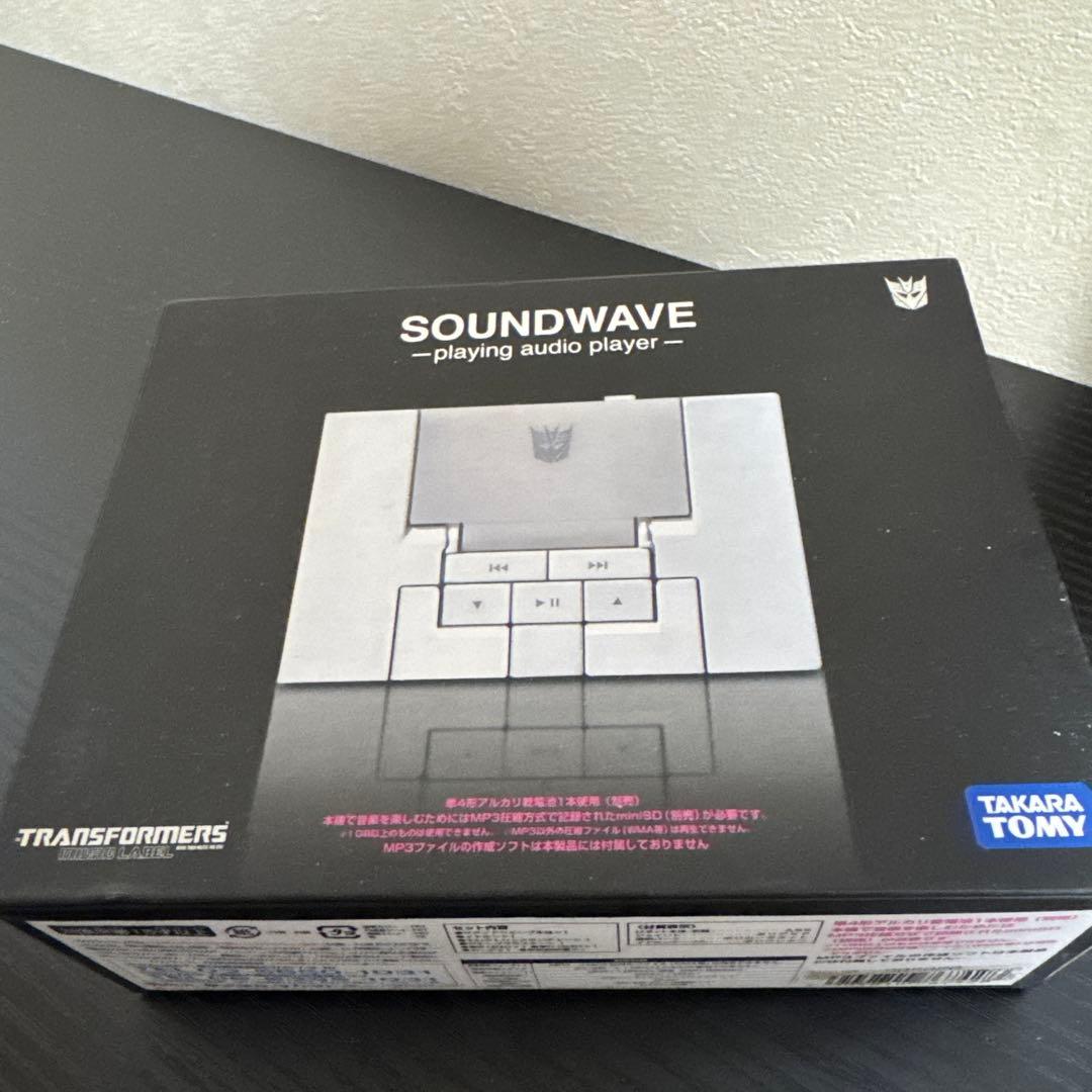 【美品】トランスフォーマー soundwave musiclabel