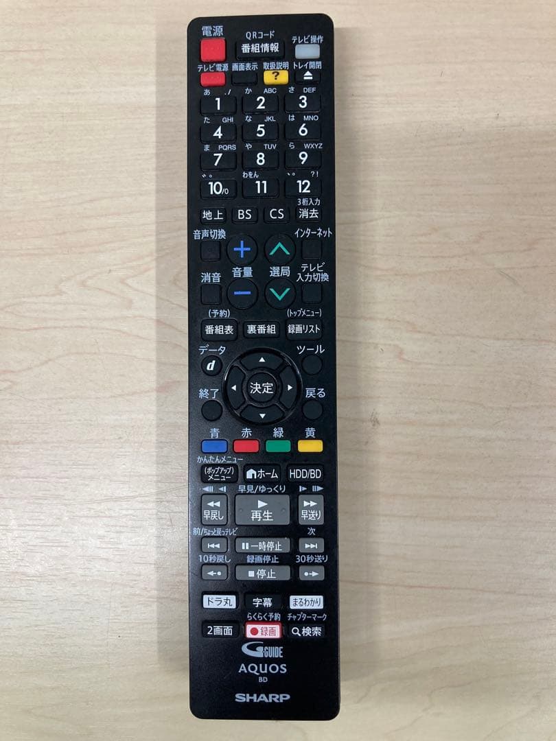 かなり綺麗　1TB シャープ　AQUOS ブルーレイ BD-NW 1100